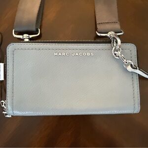 Marc Jacobs Gray Crossbody/wristlet Bag